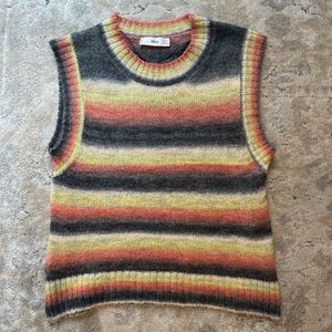 SOLD - NOT FOR SALE Mango Multicolored Knitted Vest